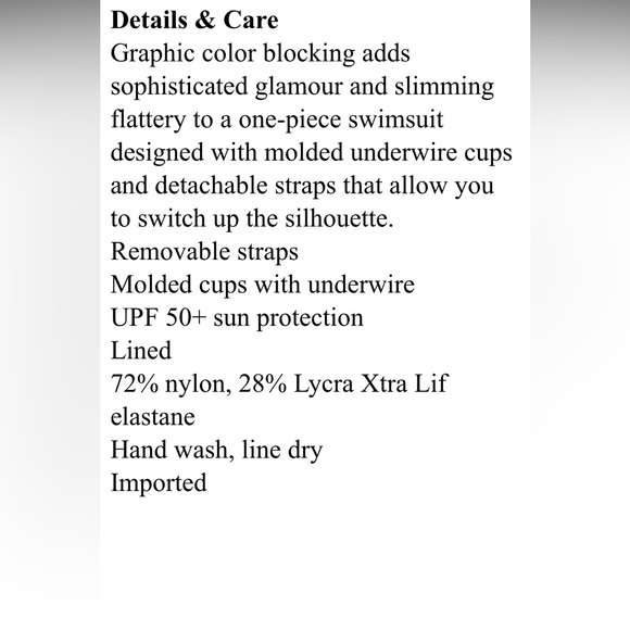 Tory Burch
Lipsi Two-Tone One-Piece
Swimsuit - Picture 6 of 11